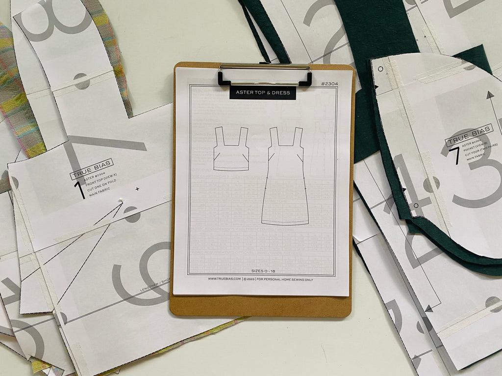 How to : Check and true sewing patterns — In the Folds