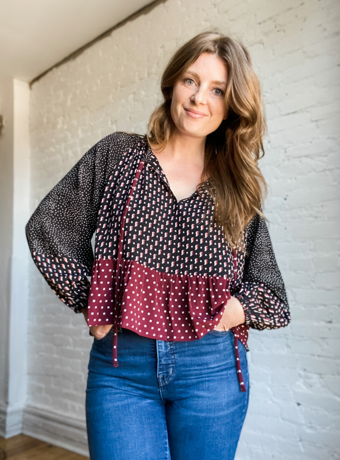 Scrap Busting Roscoe Blouse