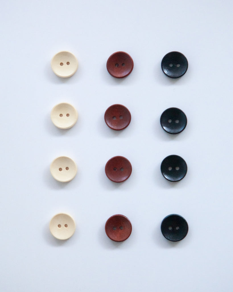3/4" Wooden Buttons