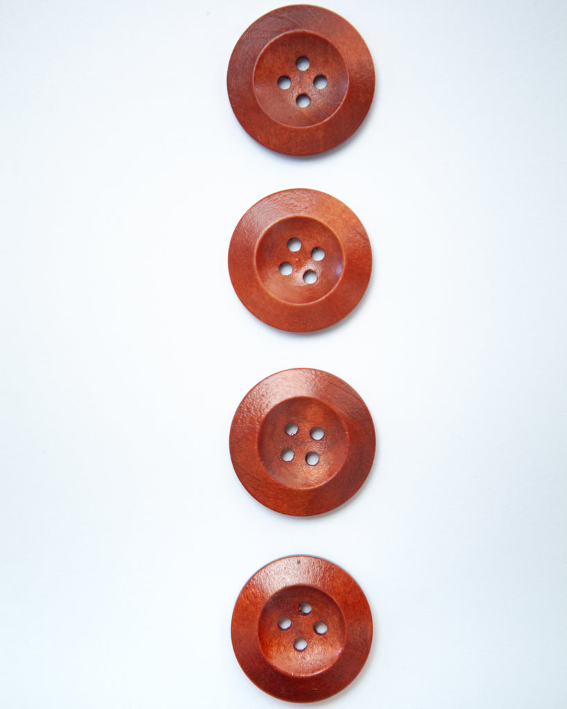 1 1/8" Wooden Buttons
