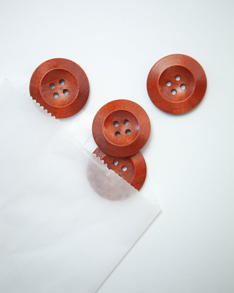 1 1/8" Wooden Buttons