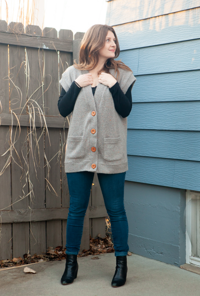 Marlo Sweater Vest Hack – True Bias