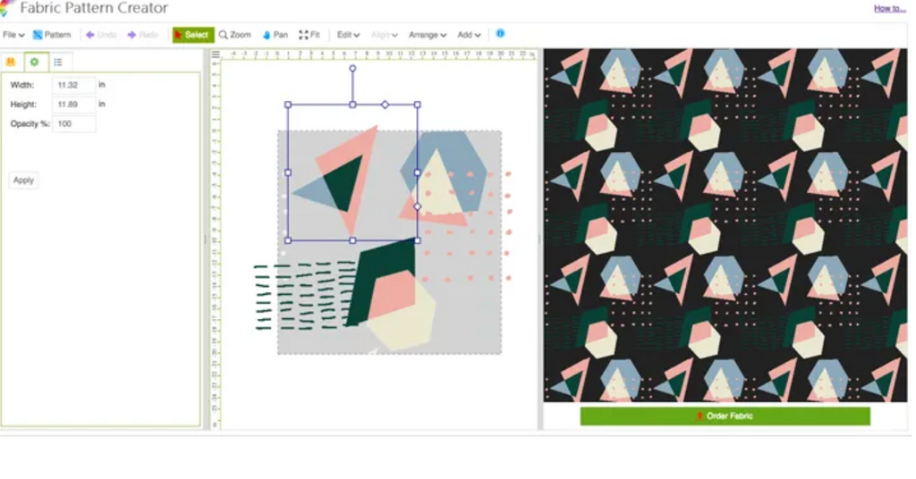 Pattern Replicator DESIGNING A REPEATING PATTERN FOR FABRIC – True Bias