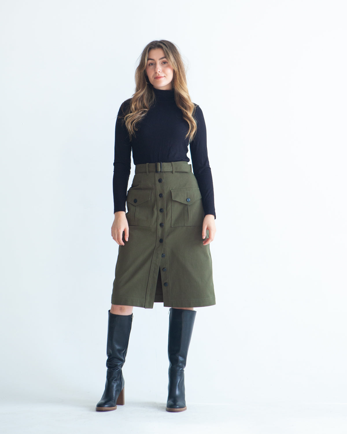 BLAIR FLARE SKIRT B41-SK039