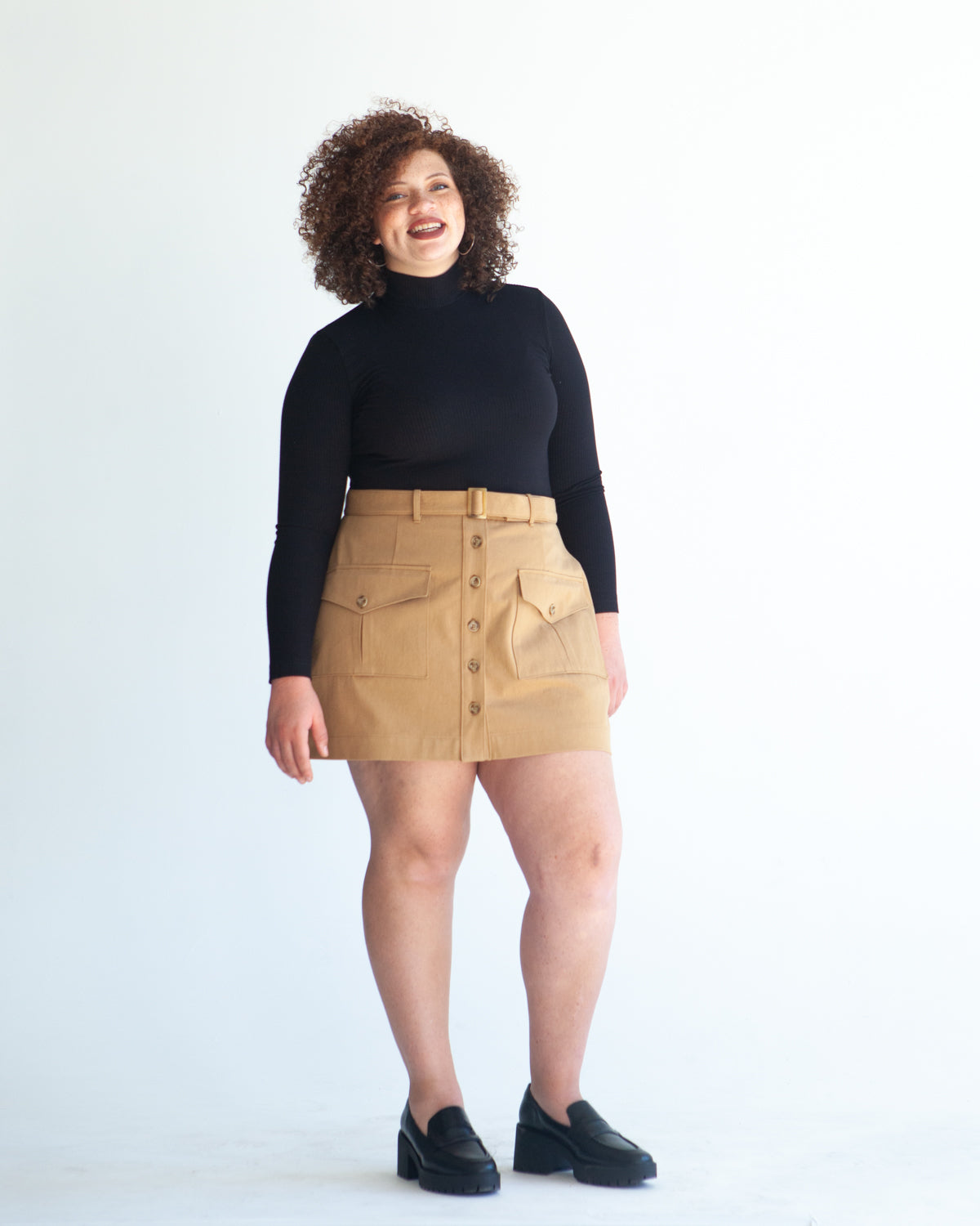 Blair high waist skirt beige Sサイズ